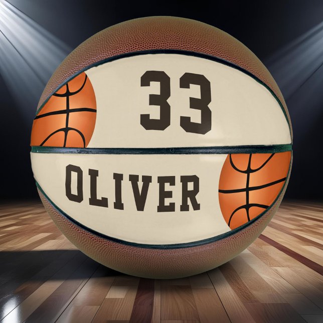 Custom Basketball with Player's Name and Number (Creator Uploaded)