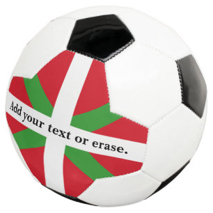 Custom, Basque Country national flag, ikurriña: Football