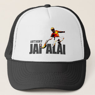Custom, Basque sport Jai Alai / Cesta Punta logo: Trucker Hat