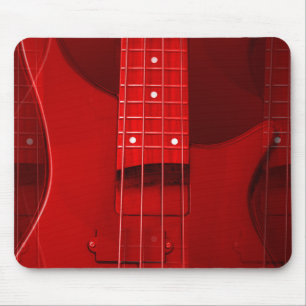 Custom Bass Guitar Modern Trendy Music Template Mouse Mat