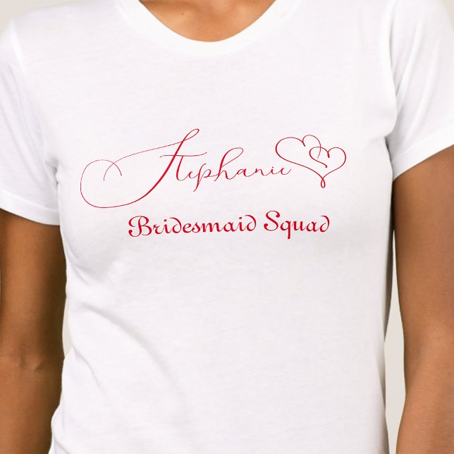 Custom Batchelorette Squad Modern Minimalist T-Shirt (Creator Uploaded)