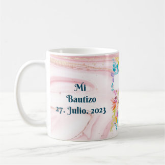 CUSTOM BAUTIZED TAZA COFFEE MUG
