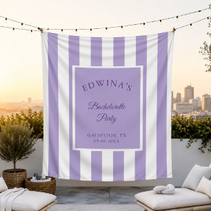 Custom Beach Bach Coastal Bachelorette Party Decor Tapestry