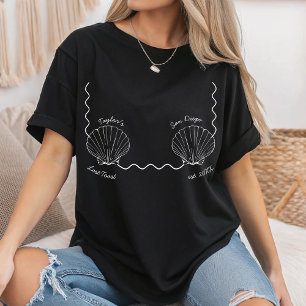 Custom Beach Bachelorette Last Toast On The Coast T-Shirt