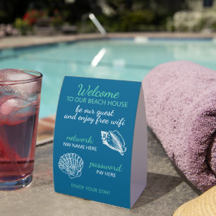 Custom Beach House Rentals Home Wifi Instructions