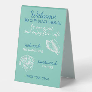 Custom Beach House Rentals Home Wifi Instructions