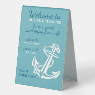 Custom Beach House Rentals Home Wifi Instructions
