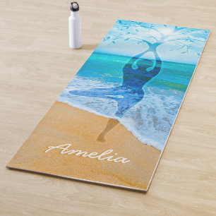 Custom-Beach-inspiration-motivation- Yoga Mat