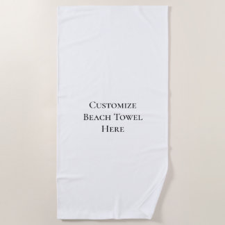 Custom Beach Towel Vacation Design Template Pool