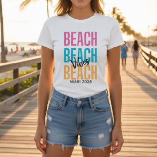 Custom Beach Vibes T-Shirt
