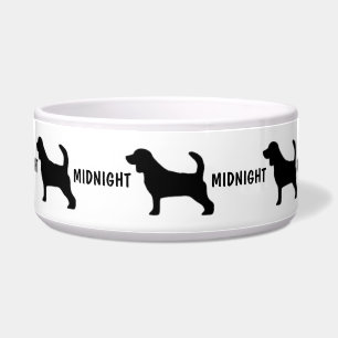 Custom Beagle Dog Bowl