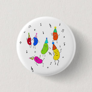 Custom Beans. cute beans 3 Cm Round Badge