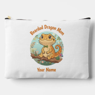 Custom Bearded Dragon Mum Accessory Pouch