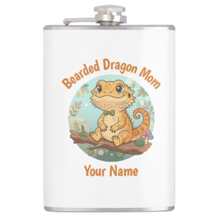 Custom Bearded Dragon Mum Flask