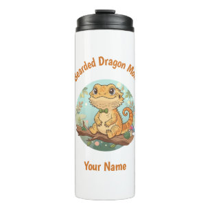 Custom Bearded Dragon Mum Thermal Tumbler