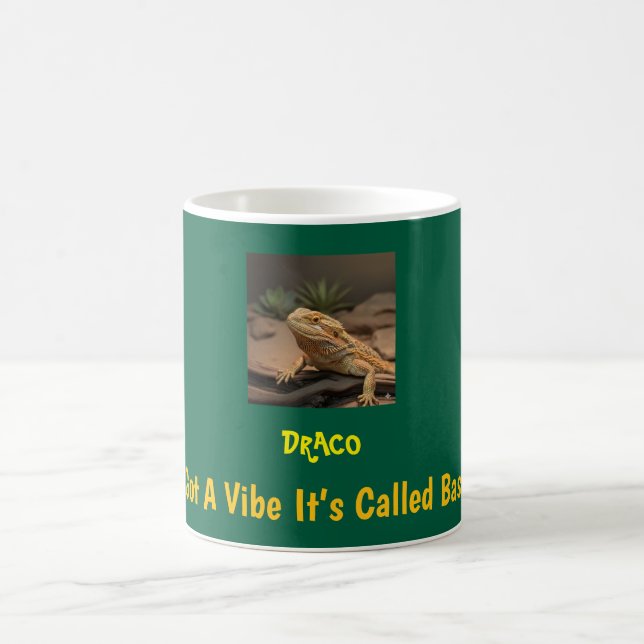 Custom Bearded Dragon Photo Gift Coffee Mug (Center)