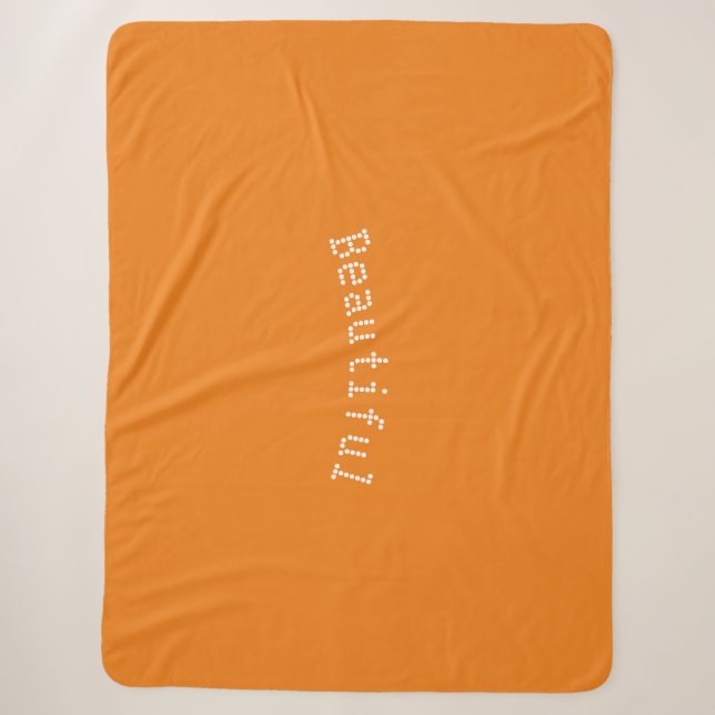 Custom Beautiful Name Throw Blanket – Large Size  (Front)
