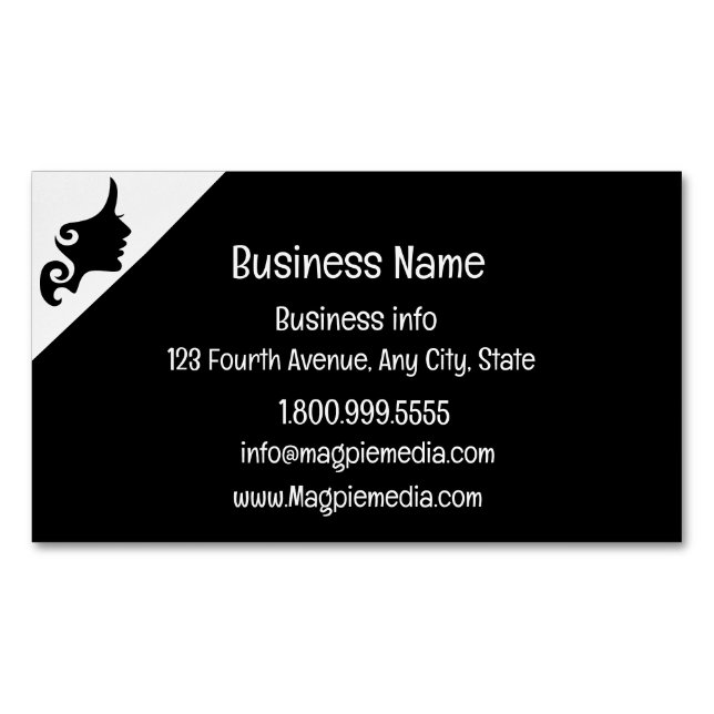 Custom Beauty Stylist Aesthetician Business Card (Front)