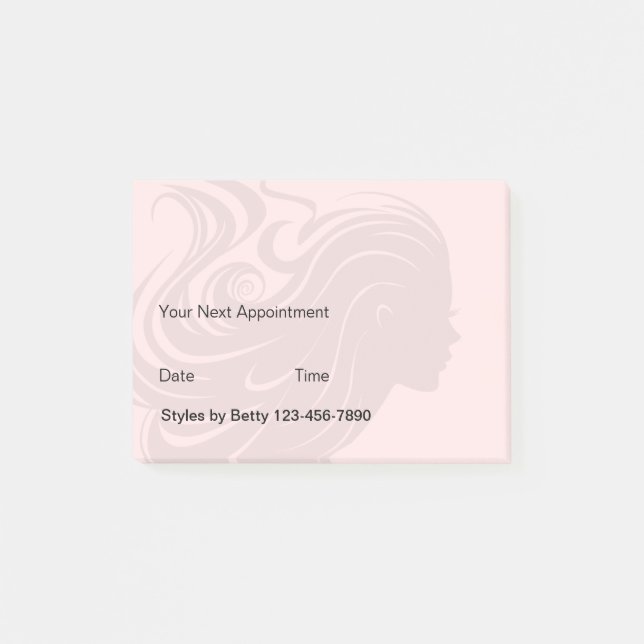 Custom Beauty Theme Post Post-it® Notes (Front)