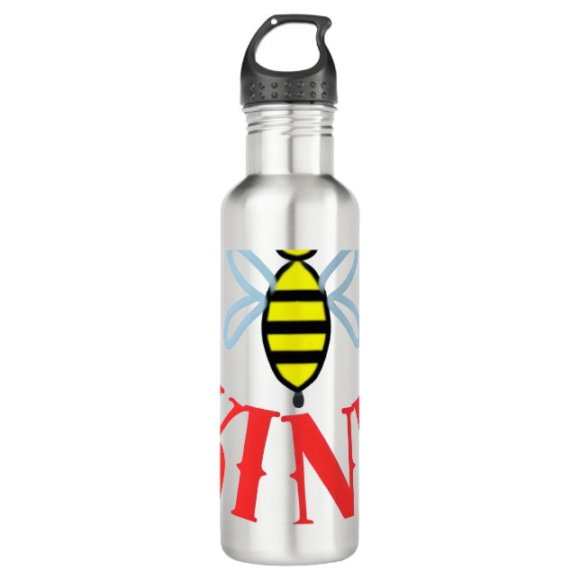 Custom Bee Kind Personalised Gift  710 Ml Water Bottle (Front)