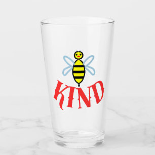 Custom Bee Kind Personalised Gift  Glass