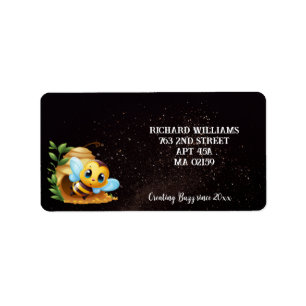 Custom Beekeeper Honey Bee Creating Buzz Address  Label