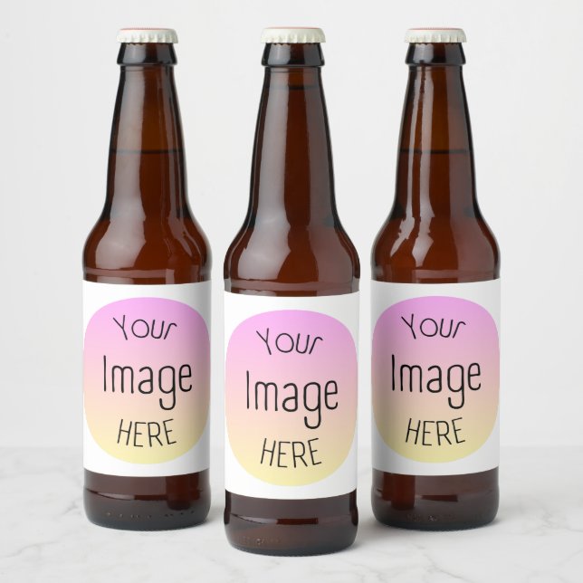 Custom Beer Labels – Personalise with Photos/Logo (Bottles)