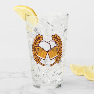 Custom Beer Logo Glass