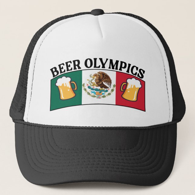 Custom Beer Olympics Trucker Hat (Front)