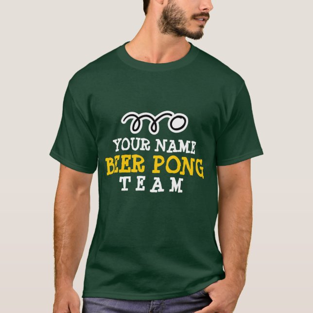 Custom Beer Pong Team Shirts (Front)