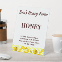 Custom Bees Honey Farm Display