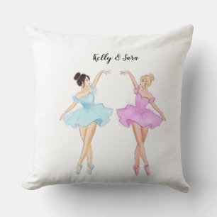 Custom, Belle dancing illustration Cushion
