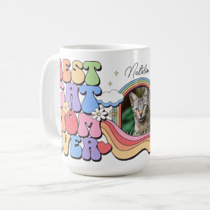 Custom Best Cat Mom Ever Personalized Coffee Mug