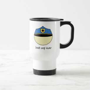 Custom Best Cop Ever Travel Mug