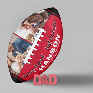 Custom BEST DAD EVER Father's Day Photo  American Football