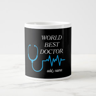 Custom Best Doctor Ever Graduation Appreciation Large Coffee Mug