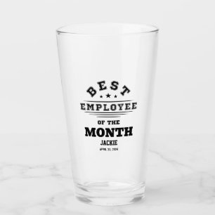 Custom Best Employee Of The Month Year Job Award Glass