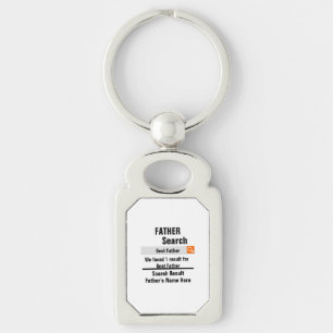 Custom Best Father search result funny fathers day Key Ring