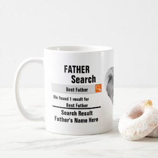 Custom Best Father search result heart photo Coffee Mug