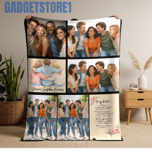 Custom Best Friend – Perfect Friendship Day Fleece Blanket