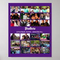 Custom Best Friends Forever Brothers Photo Collage