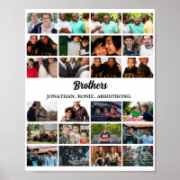 Custom Best Friends Forever Brothers Photo Collage