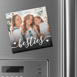 Custom Best Friends Photo Keepsake Magnet