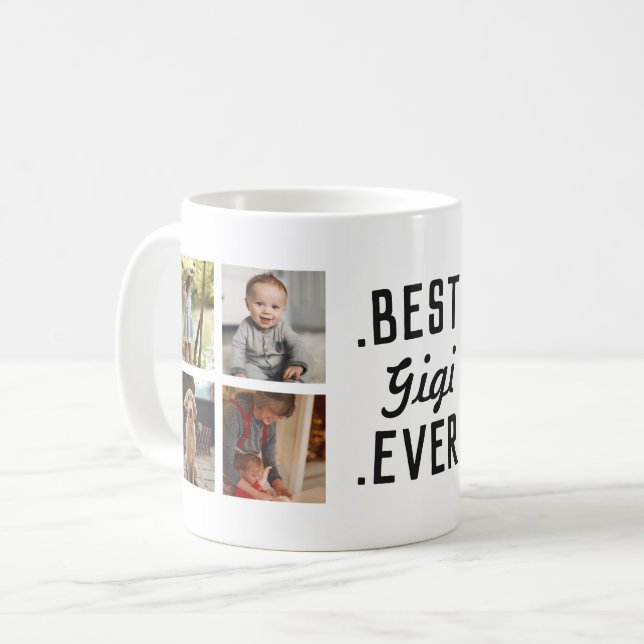 Custom Best Gigi Ever Photo Mug (Front Left)