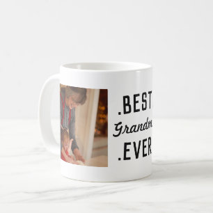 Custom Best Grandma Ever 2 Photo Mug