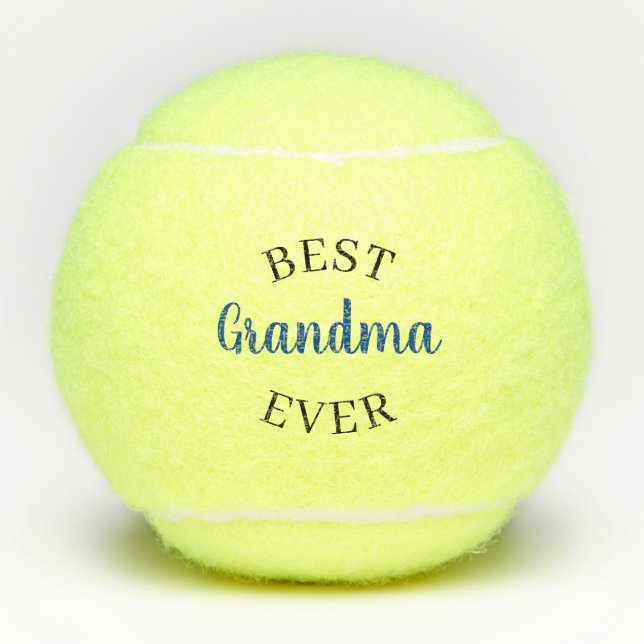Custom Best Grandma, Gigi Mamaw Ever Tennis Balls (Front)