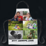 Custom Best grandpa ever 6 photo collage  Apron<br><div class="desc">Custom Best grandpa ever 6 photo collage. Funny gift idea for grandparents. Make it unique with your own photos and text. it can be used for different occasions like birthdays.</div>