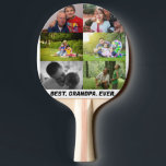 Custom Best grandpa ever 6 photo collage  Ping Pong Paddle<br><div class="desc">Custom Best grandpa ever 6 photo collage. Funny gift idea for grandparents. Make it unique with your own photos and text. it can be used for different occasions like birthdays.</div>