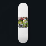 Custom Best grandpa ever 6 photo collage  Skateboard<br><div class="desc">Custom Best grandpa ever 6 photo collage. Funny gift idea for grandparents. Make it unique with your own photos and text. it can be used for different occasions like birthdays.</div>