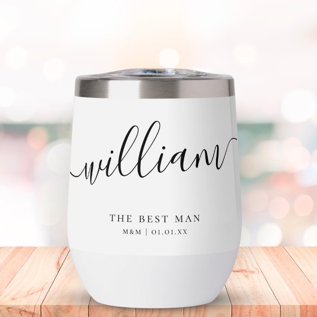 Custom Best Man Groomsman Groom Script Calligraphy (Creator Uploaded)